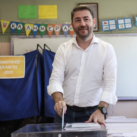 Αυτοδιοικητικές εκλογές – Ηράκλειο: Ψήφισε ο Νίκος Ανδρουλάκης