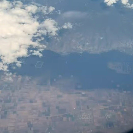 Η Λίμνη Κάρλα μετά την κακοκαιρία Daniel – Συγκλονιστικές εικόνες από τα 35.000 πόδια