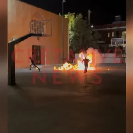 Ηράκλειο: Νέο βίντεο ντοκουμέντο από την έκρηξη στο σχολείο: Τυχεροί που ζουν