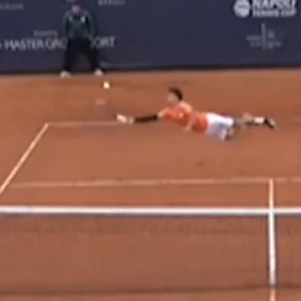 Ιταλία: Τενίστας πήρε απίθανο πόντο σε τουρνουά Challenger