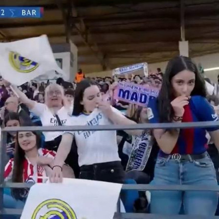 Champions League Γυναικών: Φίλαθλοι κάθισαν δίπλα - δίπλα για το Ρεάλ Μαδρίτης - Μπαρτσελόνα