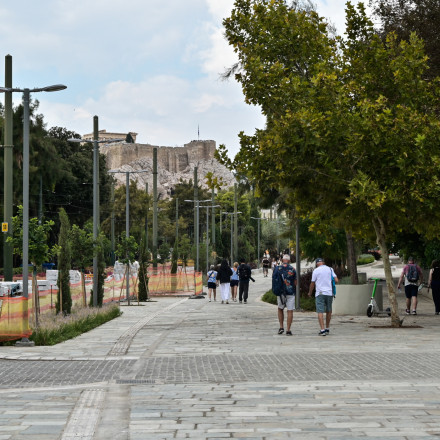 Ολοκληρώθηκαν οι εργασίες στη Βασιλίσσης Όλγας - Παραδίδεται σε λίγες μέρες
