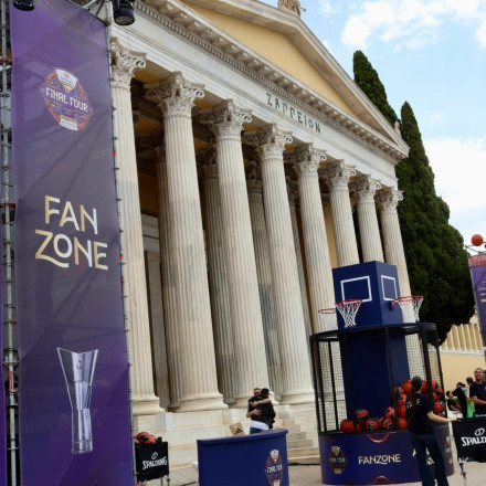 Αθήνα σε ρυθμούς Final Four: Εικόνες από την Fan Zone στο Ζάππειο