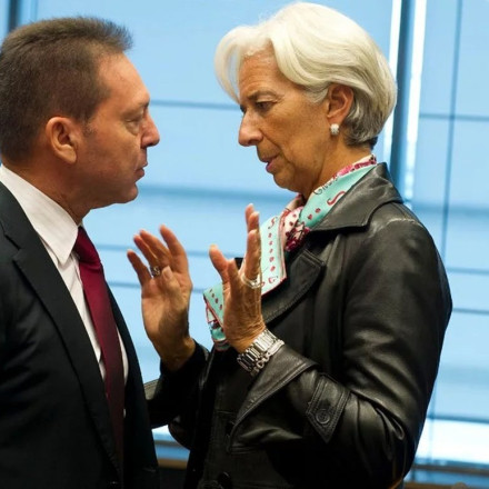 Στην Αθηνα η Κριστίν Λαγκάρντ για τη συνεδρίαση της ΕΚΤ - Υποδοχή από Στουρνάρα