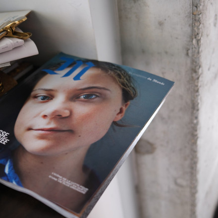 Η ακτιβίστρια για το κλίμα Γκρέτα Τούνμπεργκ προσήχθη σε διαδήλωση στη Χάγη