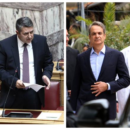 Επίσκεψη 40 λεπτών Μητσοτάκη στον Μυλωνάκη