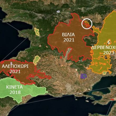 «Στάχτη» 340.000 στρέμματα μόνο στη δυτική Αττική σε μια 8ετία - Μια τεράστια οικολογική καταστροφή