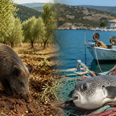 Ερμιονίδα: SOS για τις καταστροφές από αγριογούρουνα και λαγοκέφαλους