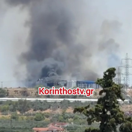 Συναγερμός στην Κόρινθο: Έκρηξη και φωτιά σε εργοστάσιο στα Εξαμίλια - Βρέθηκε νεκρό ένα άτομο