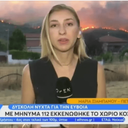 «Μαρία, σε ευχαριστούμε»: Στο πλευρό της δημοσιογράφου που γέλασε οι πυροσβέστες με ανακοίνωση τους