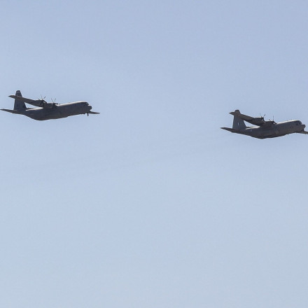 Ιταλικό C 130 μεταφέρει ανθρωπιστική βοήθεια στους Παλαιστίνιους
