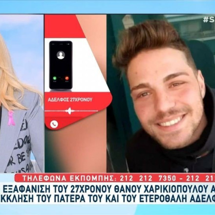 Αγωνία στο κόκκινο για την εξαφάνιση του 27χρονου στον Ελαιώνα