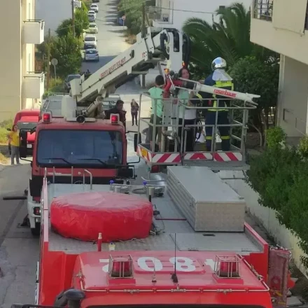 Ηράκλειο: Εργαστήριο κατασκευής σφαιρών έκρυβαν οι εκρήξεις και η φωτιά στην πολυκατοικία