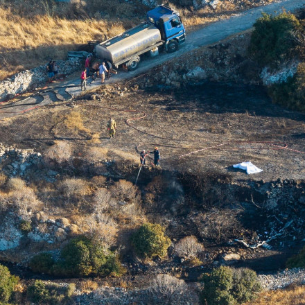 Στη Σίφνο κλιμάκιο του ελληνικού FBI - Στο μικροσκόπιο τα αίτια της πτώσης του ελικοπτέρου