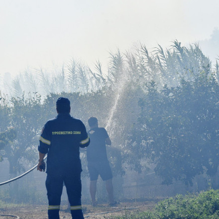 Φωτιά στο Νεοχώρι Πρέβεζας - Ήχησε 112 για ετοιμότητα