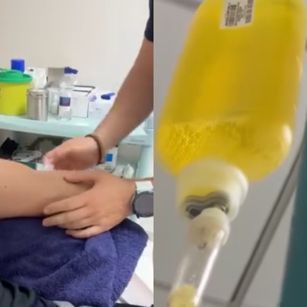 Ο γυμναστής και η ενδοφλέβια ένεση με βιταμίνες - Έρευνα για βίντεο στα social media