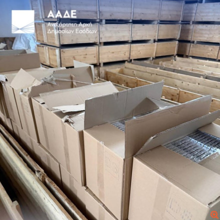 ΑΑΔΕ: Κατασχέθηκε η μεγαλύτερη ποσότητα λαθραίων τσιγάρων στο εσωτερικό της χώρας– 7,4 εκατ. τσιγάρα