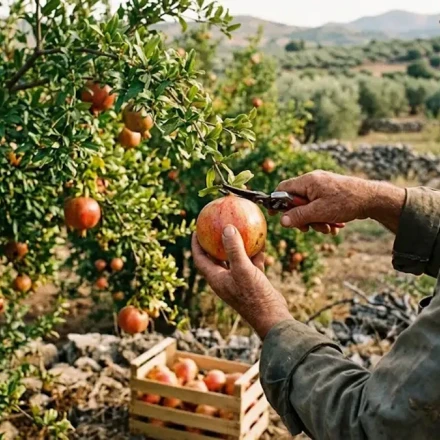 Γιατί το ρόδι της Ερμιόνης δεν σκάει εύκολα και μαζεύεται με το χέρι