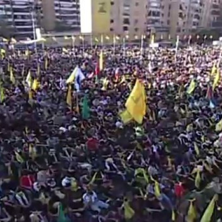 Οι πρώτες εικόνες από την ομιλία του ηγέτη της Χεζμπολάχ, Νασράλα