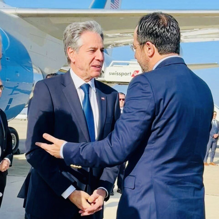 Χριστοδουλίδης για συνάντηση με Μπλίνκεν: Συζητήθηκε η πρωτοβουλία μας για τη Γάζα