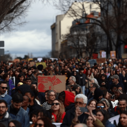 Πορτογαλία ακρίβεια: Μαζική πορεία ενάντια στη μεγάλη αύξηση του κόστους ζωής