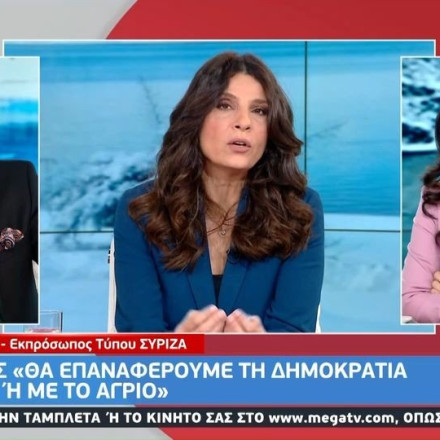 Συνέντευξη Τσαπανίδου στο MEGA: «Ανοιχτή η πρόταση συνεργασίας ΣΥΡΙΖΑ ΠΑΣΟΚ μετά τις εκλογές» [vid]