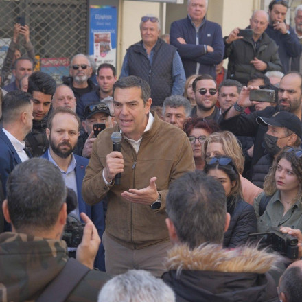 Τσίπρας από Κόρινθο: «Η πιο ισχυρή ψήφος διαμαρτυρίας είναι η ψήφος στον ΣΥΡΙΖΑ που θα πλήξει το καθεστώς Μητσοτάκη»