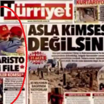 Σεισμός στην Τουρκία: «Efharisto poli file» ο τίτλος της Hurriyet για τη βοήθεια της Ελλάδας