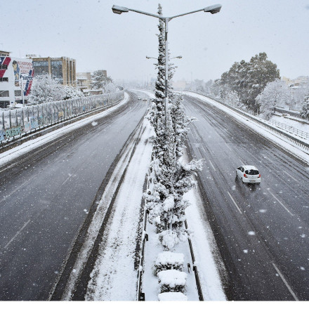 Κακοκαιρία Μπάρμπαρα: Κλειστή η Αθηνών - Λαμίας και στα δύο ρεύματα, από το ύψος της Καλυφτάκη