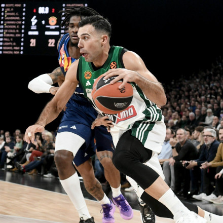 Βιλερμπάν - Παναθηναϊκός AKTOR 81-89: «Μαγικός» Σλούκας και διπλό στη Γαλλία