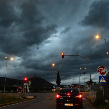 Χειμωνιάτικο σκηνικό έως το απόγευμα