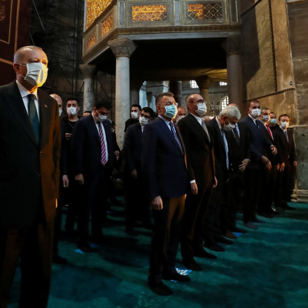 Ερντογάν: Τιμή να με θυμούνται ως τον Πρόεδρο που έκανε τέμενος της Αγία Σοφία