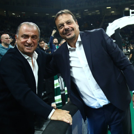 Ο Φατίχ Τερίμ στο ΟΑΚΑ για το Παναθηναϊκός AKTOR - Ερυθρός Αστέρας [vid]
