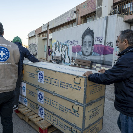 Ανθρωπιστική βοήθεια των Γιατρών του Κόσμου Ελλάδας στη Λωρίδα της Γάζας