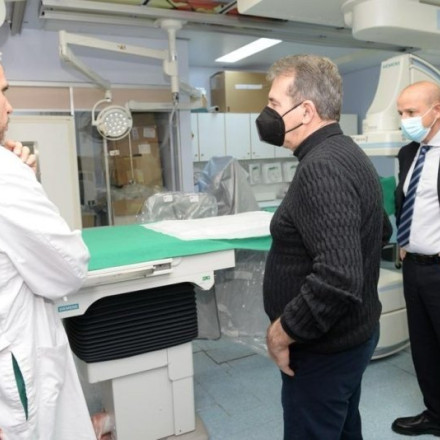 Στο νοσοκομείο «Παπαγεωργίου» η δεύτερη ΜΑΘ για εγκεφαλικά - Επίσκεψη Χρυσοχοΐδη