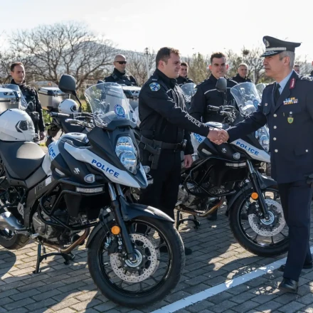 Με 44 μοτοσικλέτες ενισχύθηκε ο στόλος της Άμεσης Δράσης σε Αττική - Θεσσαλονίκη
