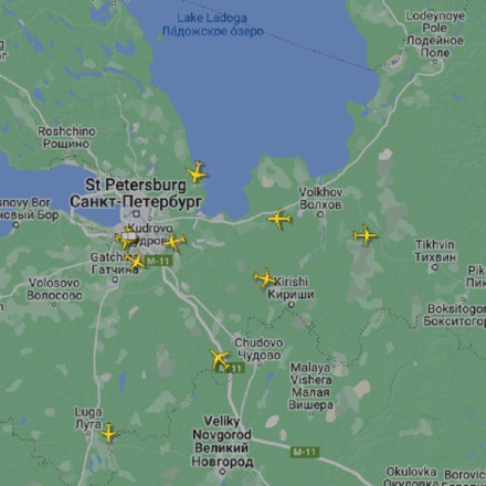 Ρωσία: Αεροπλάνα κάνουν αναστροφή για Αγία Πετρούπολη - Εντοπίστηκε άγνωστο ιπτάμενο αντικείμενο