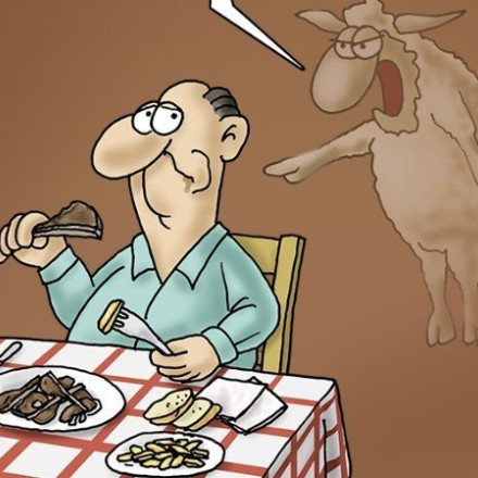 Το σκίτσο του Αρκά για την Τσικνοπέμπτη: Τα ζεστά παϊδάκια και η «κρύα εκδίκηση»