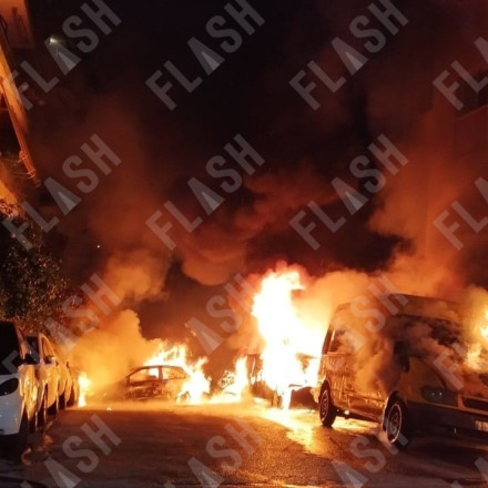 Ζωγράφου: Ανάληψη ευθύνης για τον εμπρησμό των σχολικών λεωφορείων