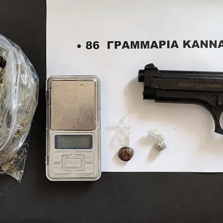 Ρόδος: Συνελήφθη 36χρονος για ναρκωτικά και οπλοκατοχή