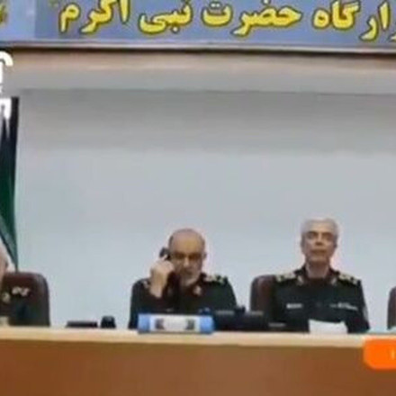 Βίντεο από καταφύγιο στην Τεχεράνη: Ο στρατηγός Σαλαμί διατάζει την επίθεση