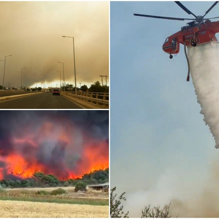 Φωτιά στην Αλεξανδρούπολη: Ανεξέλεγκτο το μέτωπο - Ενισχύθηκαν ξανά οι άνεμοι