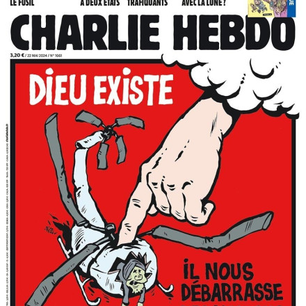 Το Charlie Hebdo σατιρίζει τον θάνατο του Ραϊσί: «Ο Θεός υπάρχει»