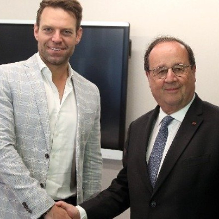 Σύναντηση Φρανσουά Ολάντ με Στέφανο Κασσελάκη και Νίκο Ανδρουλάκη