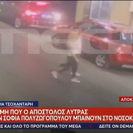 Βίντεο ντοκουμέντο: Η στιγμή που Λύτρας - Πολυζωγοπούλου μπαίνουν στο νοσοκομείο