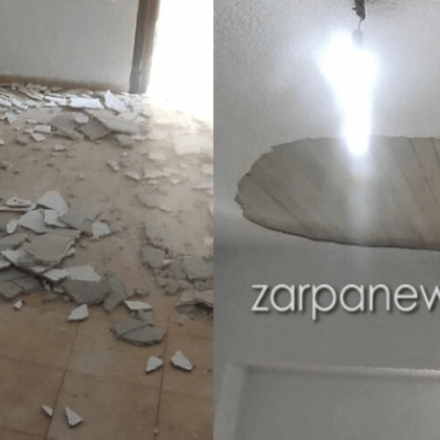 Εικόνες σοκ: Έπεσε το… ταβάνι σε ψυχιατρική δομή στα Χανιά – Τραυματίστηκε εργαζόμενος