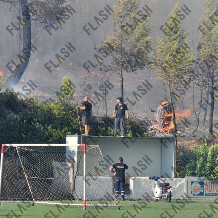 Φωτιά στη Σταμάτα: Μάχη για να σωθούν τα πρώτα σπίτια – Η ΕΛΑΣ εκκενώνει την περιοχή