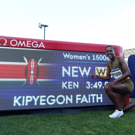 Εκπληκτική Φέιθ Κίπιεγκον, «έσπασε» το δικό της παγκόσμιο ρεκόρ στα 1.500μ. [vid]
