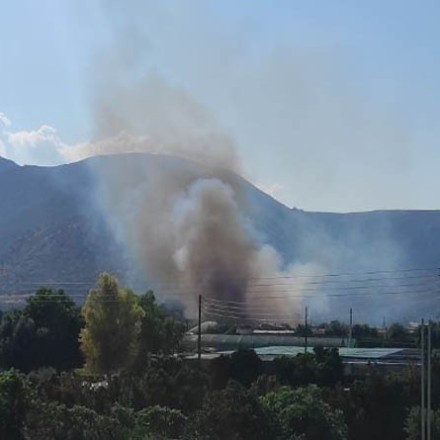Μαραθώνας: Φωτιά κοντά στη Βάση Ελικοπτέρων του Ναυτικού