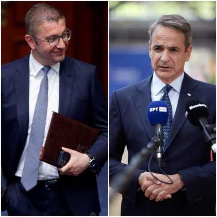 ΝΑΤΟ: Πρόσωπο με πρόσωπο Μητσοτάκης και Μίτσκοσκι - «Επενδύστε στη 'Μακεδονία'...»